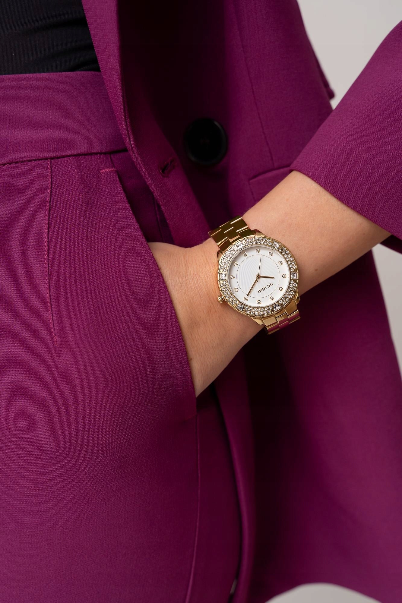 Women's watch Paul Lorens NAOME with ZIRCONS and steel bracelet +ENGRAVING Manufacturer code NAOME-8527