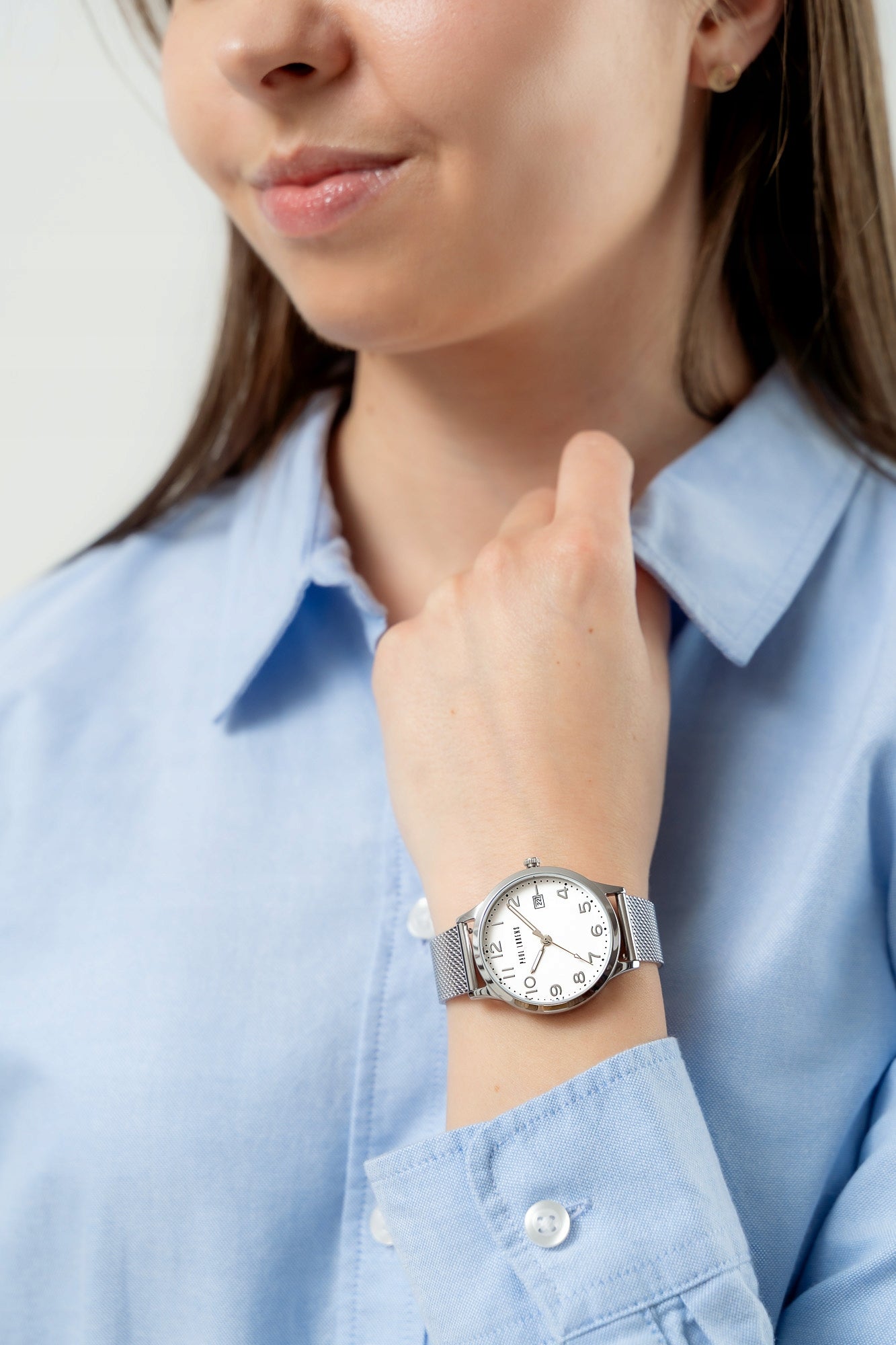 Women's watch Paul Lorens STELLA dial with numbers and date + ENGRAVING EAN (GTIN) 5905258708652