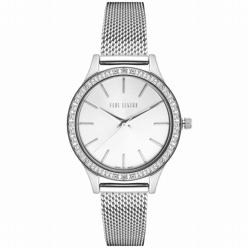 Women's watch Paul Lorens Vanessa rhinestones SILVER - WITH ENGRAVING Brand Paul Lorens