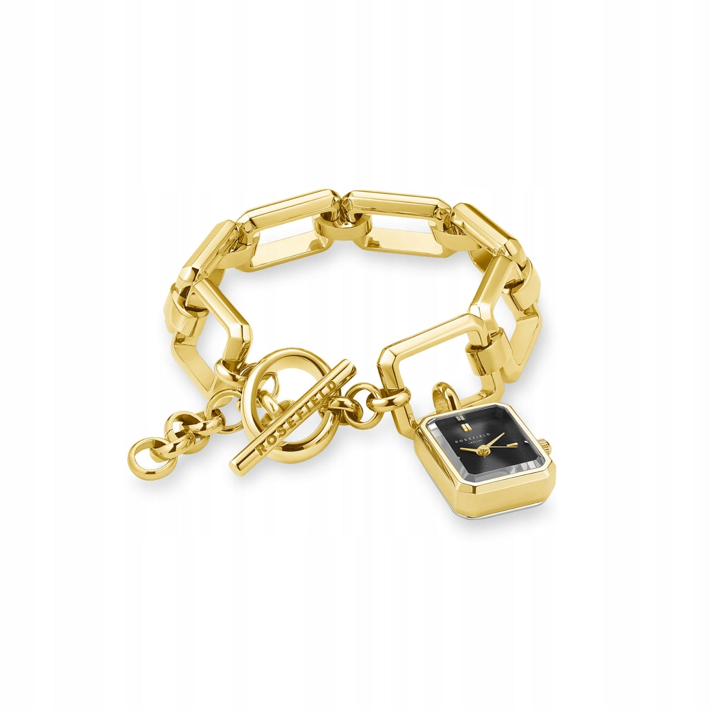 Women's watch ROSEFIELD 18,5 MM Gold Necklace Chain Hanging Gift