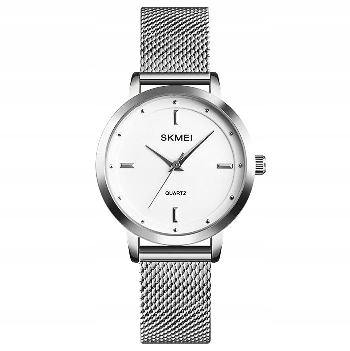 Women's watch SKMEI analog bracelet black silver copper EAN (GTIN) 5904815616829