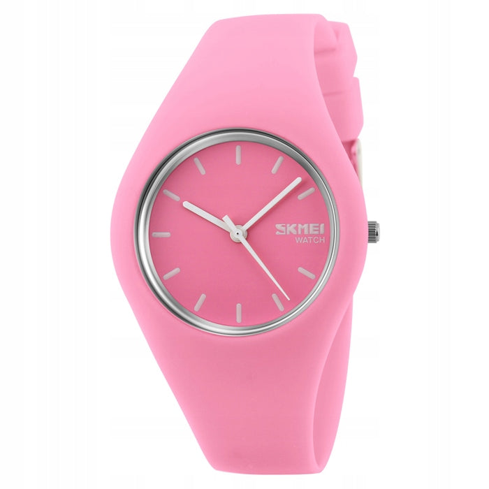 Women's watch SKMEI analog silicone strap readable dial Brand Skmei