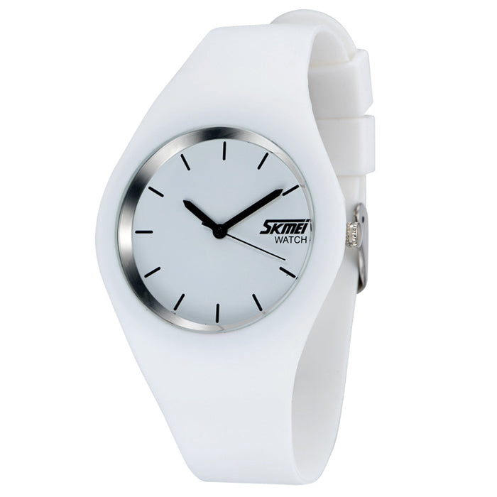 Women's watch SKMEI analog silicone strap readable dial