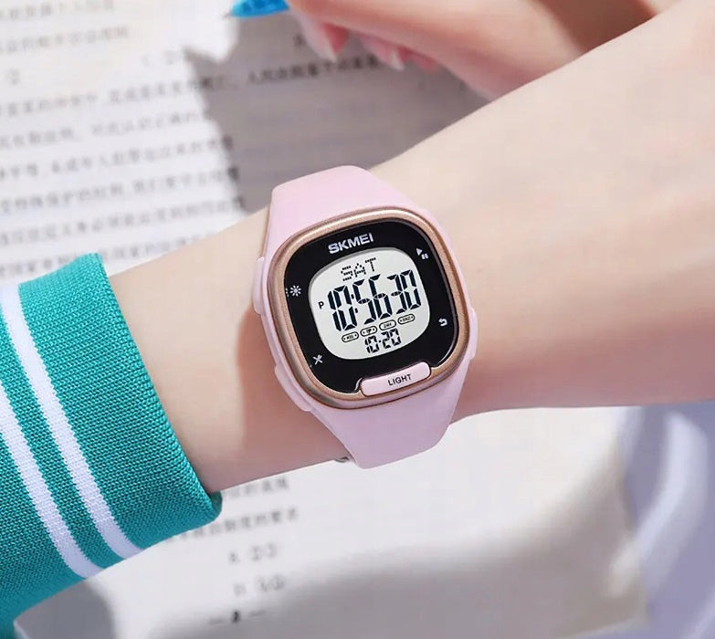 Women's watch SKMEI electronic alarm 12/24 h Brand Skmei