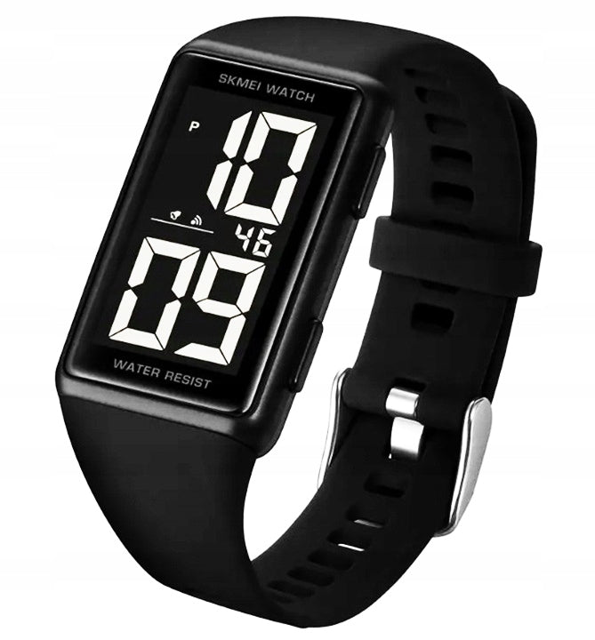 Women's watch / SKMEI / electronic / black / white / LED Packaging status original