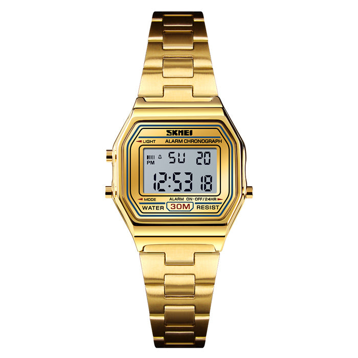 Women's watch SKMEI electronic bracelet gold silver copper