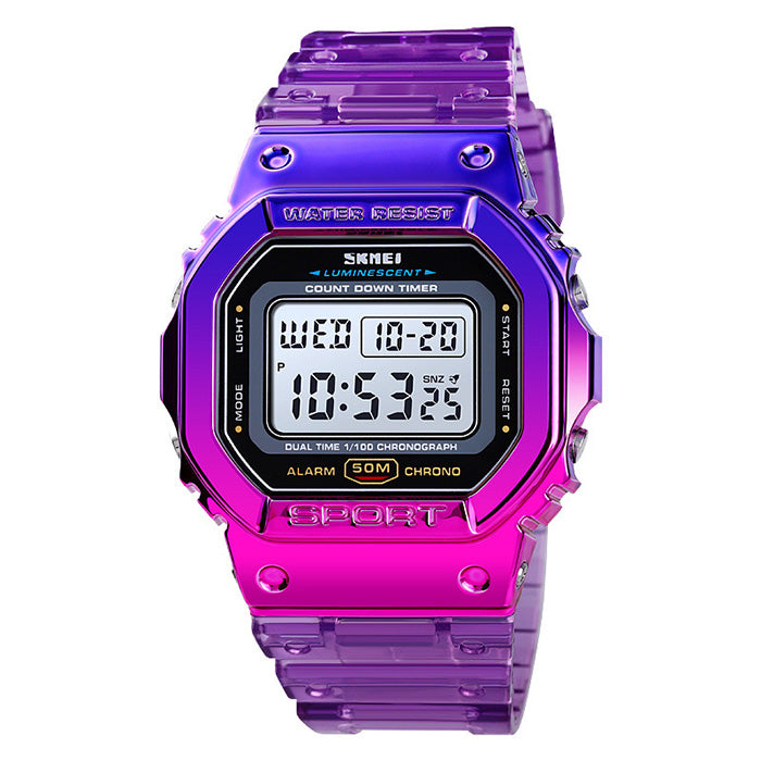 Women's watch / SKMEI / electronic / colorful / many functions