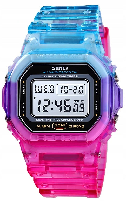 Women's watch SKMEI electronic sports color many functions EAN (GTIN) 5905108555245