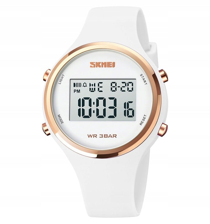 Women's watch SKMEI electronic strap silicone many functions