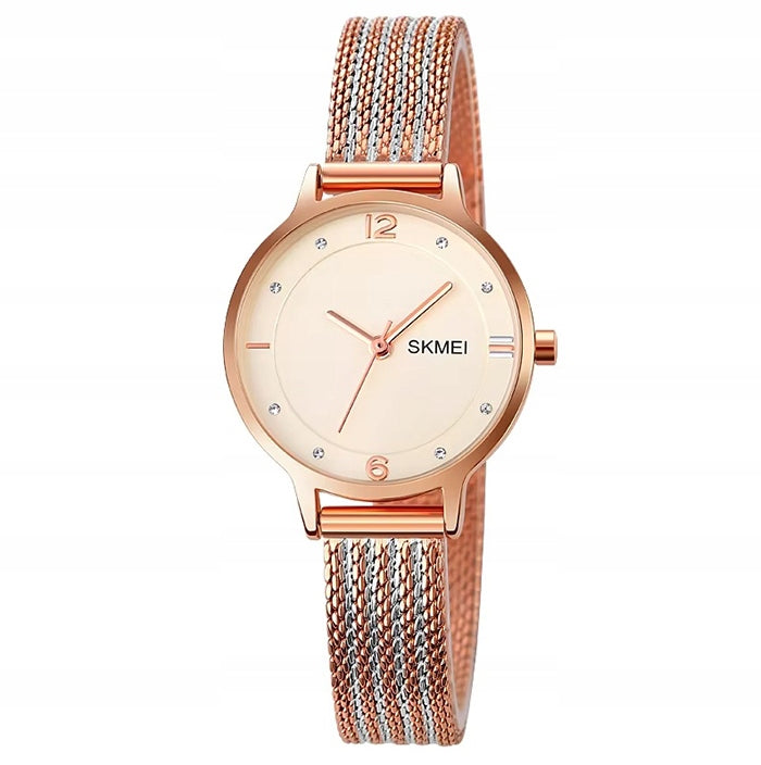 Women's watch SKMEI elegant bracelet silver gold Brand Skmei