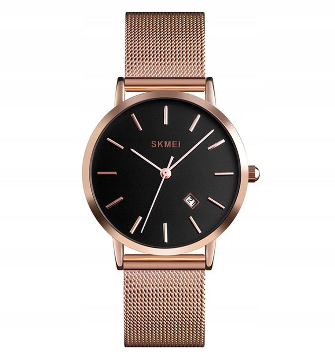 Women's watch SKMEI mesh bracelet date readable dial EAN (GTIN) 5906506413380