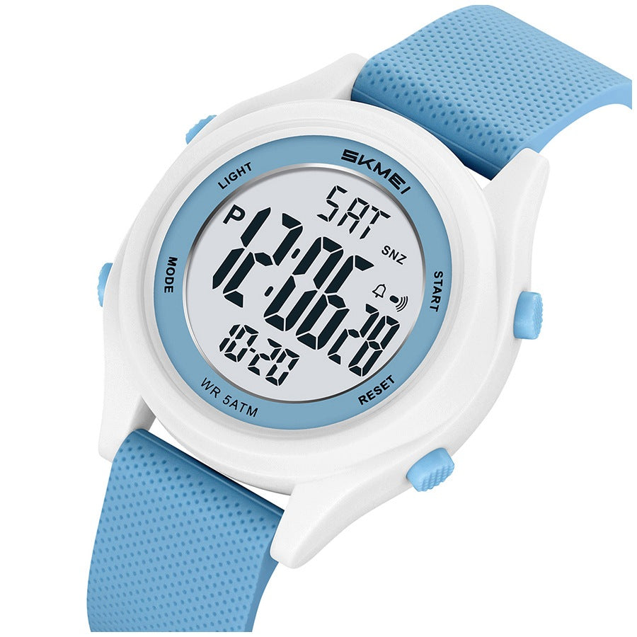 Women's watch SKMEI silicone electronic sports strap SLIM Brand Skmei