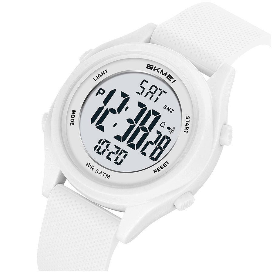 Women's watch SKMEI silicone electronic sports strap SLIM