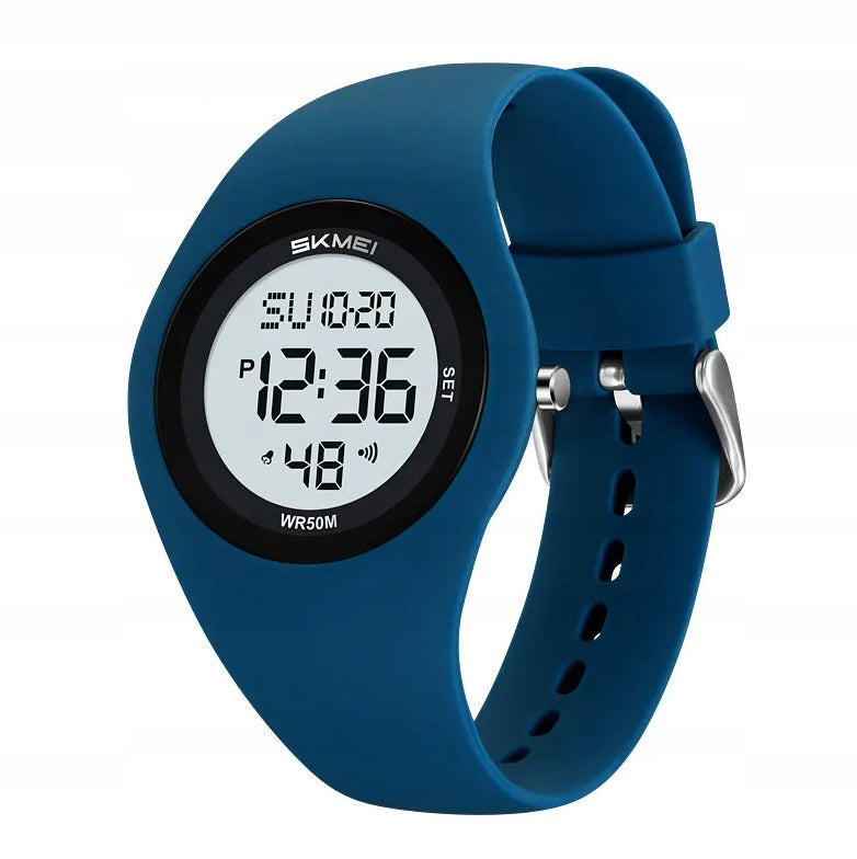 Women's watch SKMEI silicone electronic strap sport readable dial Brand Skmei