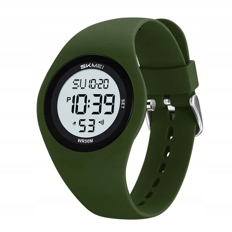 Women's watch SKMEI silicone electronic strap sport readable dial Packaging status original
