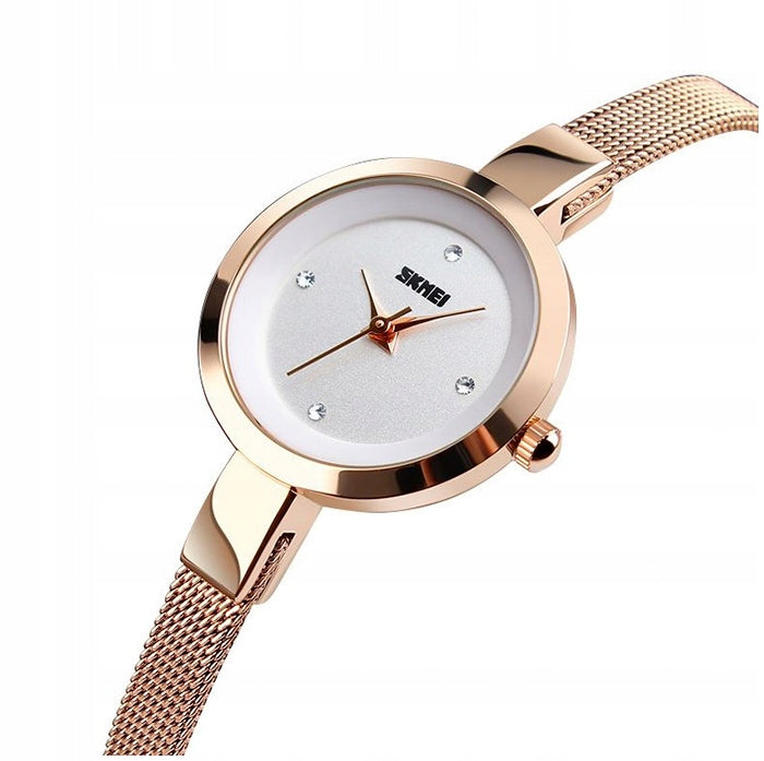 Women's watch SKMEI skm.113901b.wm bracelet elegant gold silver Packaging status original