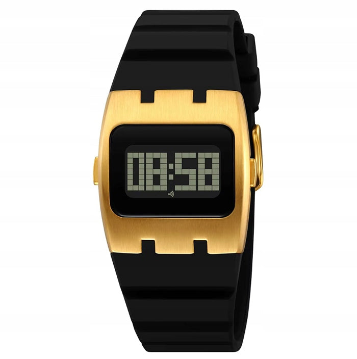 Women's watch SKMEI skm.124151c.wm electronic strap black LED Brand Skmei