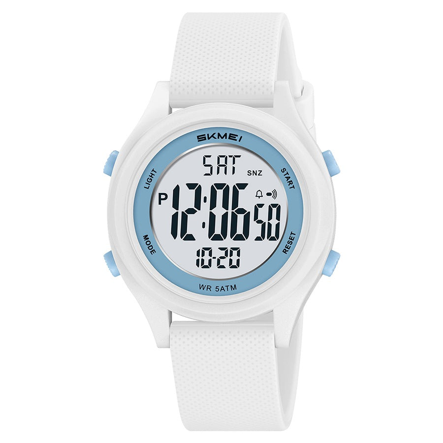 Women's watch SKMEI skm.126691a.wm silicone electronic strap SLIM Packaging status original