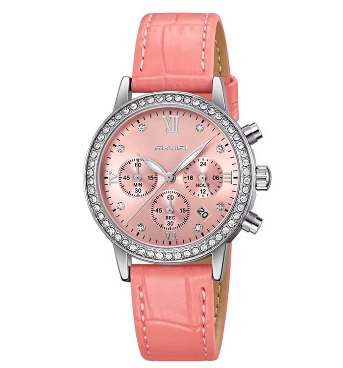 Women's watch SKMEI skm.193841c.wm analog chronograph strap date Brand Skmei