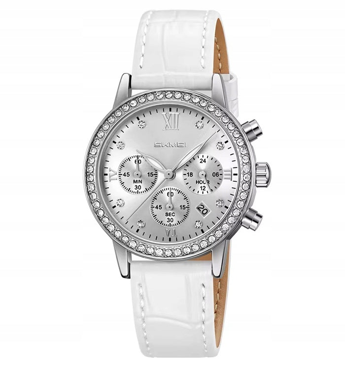 Women's watch SKMEI skm.193841c.wm analog chronograph strap date Packaging status original