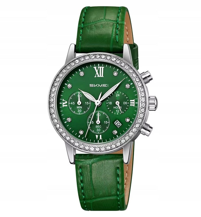 Women's watch SKMEI skm.193841c.wm analog chronograph strap date