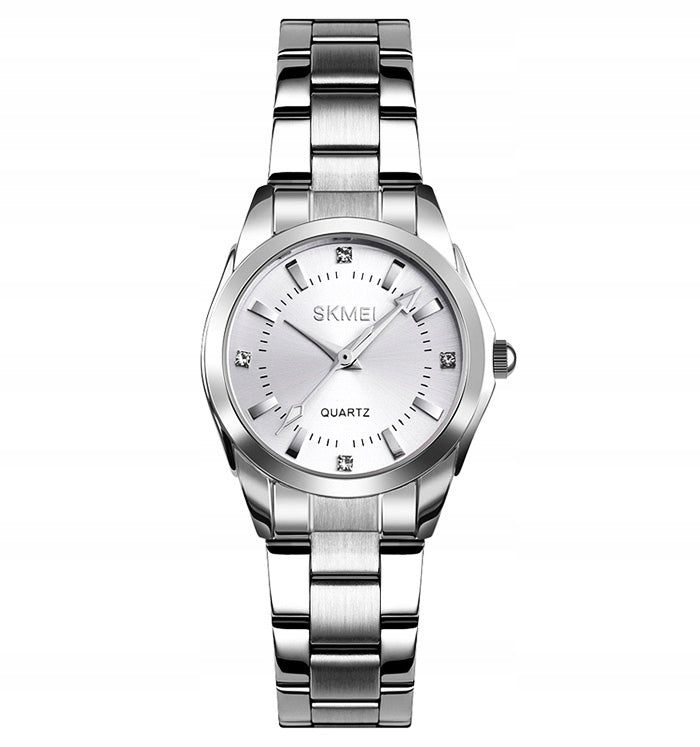 Women's watch SKMEI steel bracelet silver gold elegant