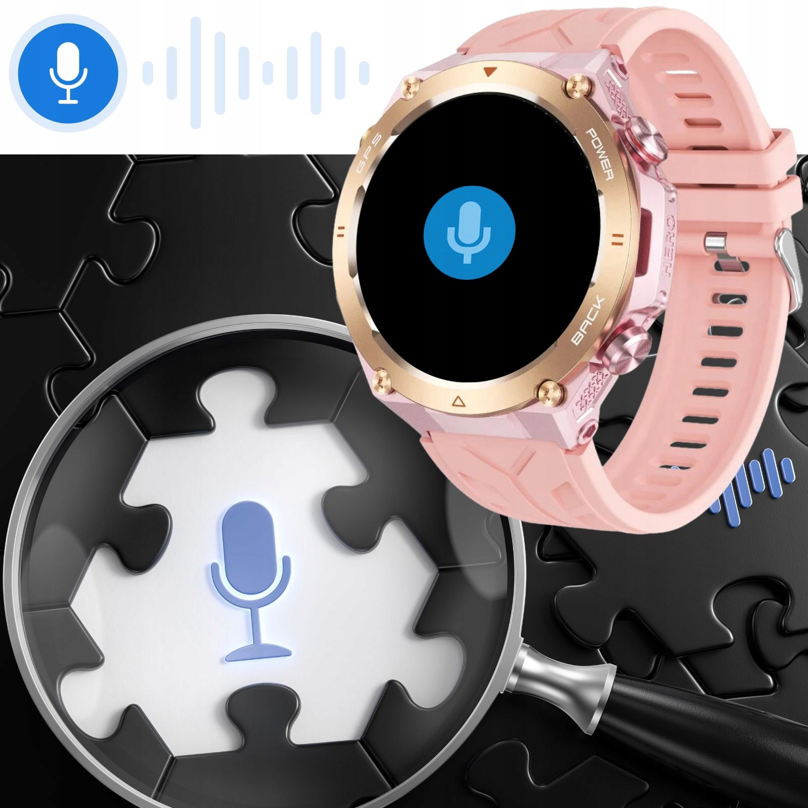 Women's watch SMARTWATCH RBN with GPS COMPASS BAROMETER CONVERSATION BATTERY 600 Brand Rubicon