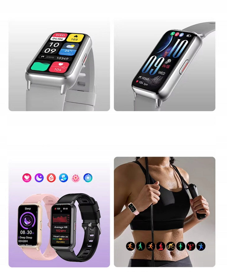 Women's watch SMARTWATCH RUBICON RNCF48 silver/ silver mesh EAN (GTIN) 5905220894086
