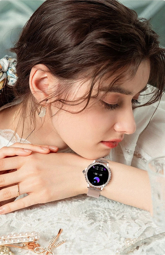 Women's watch SMARTWATCH RUBICON rose gold 360x360 SMS STEPS PULSE TALK Brand Rubicon