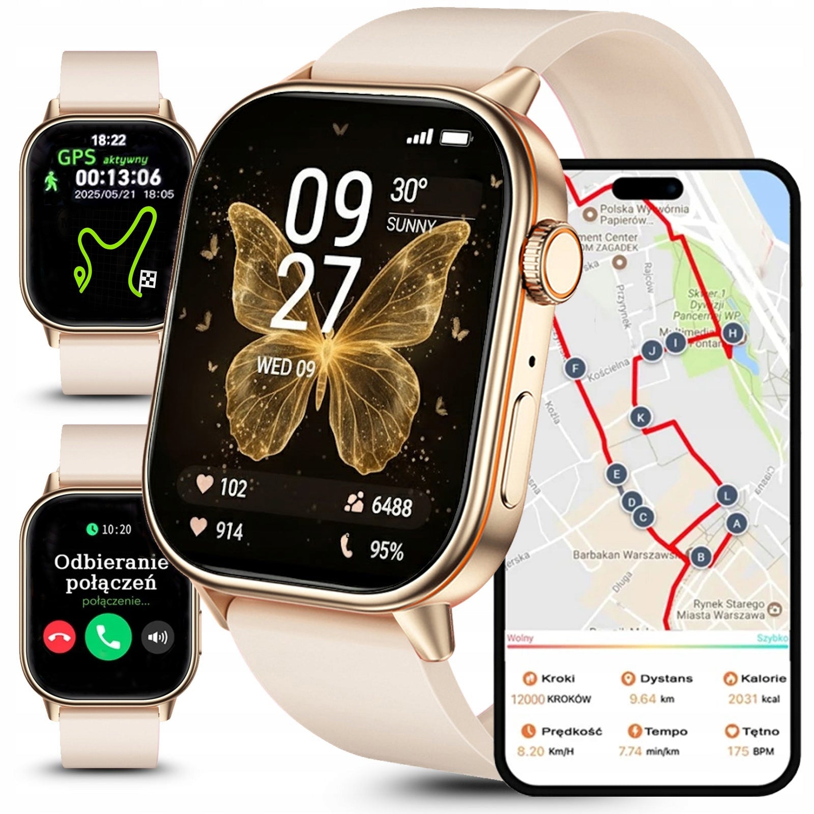 Women's watch SMARTWATCH RUBICON with GPS COMPASS TALK BATTERY 420