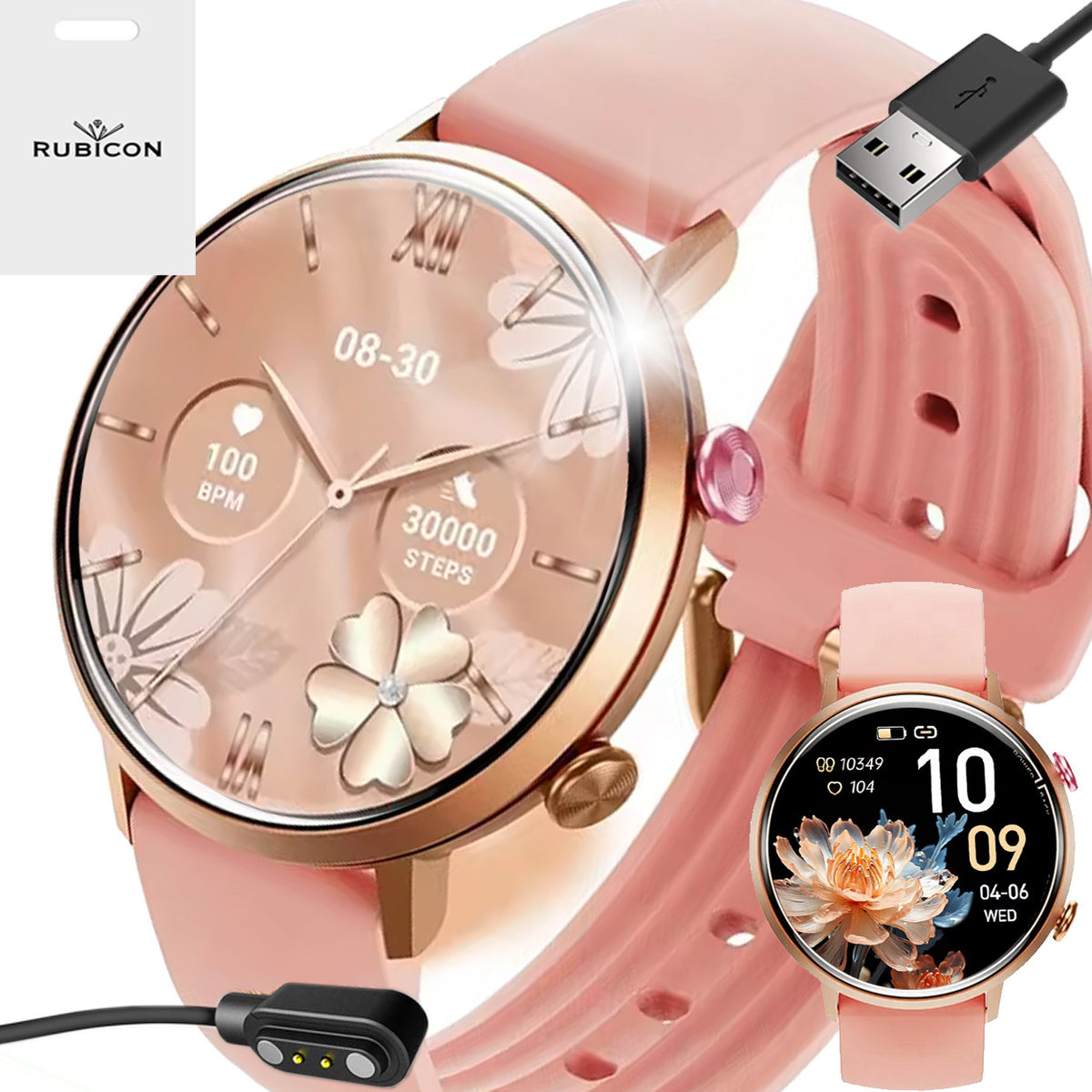 Women's watch SMARTWATCH Rubicon CONNECTIONS PULSE PRESSURE 5 ATM !!!