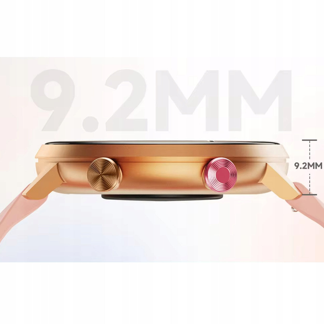 Women's watch SMARTWATCH Rubicon WATERPROOF FOR SWIMMING AMOLED 2 STRIPES Gender woman