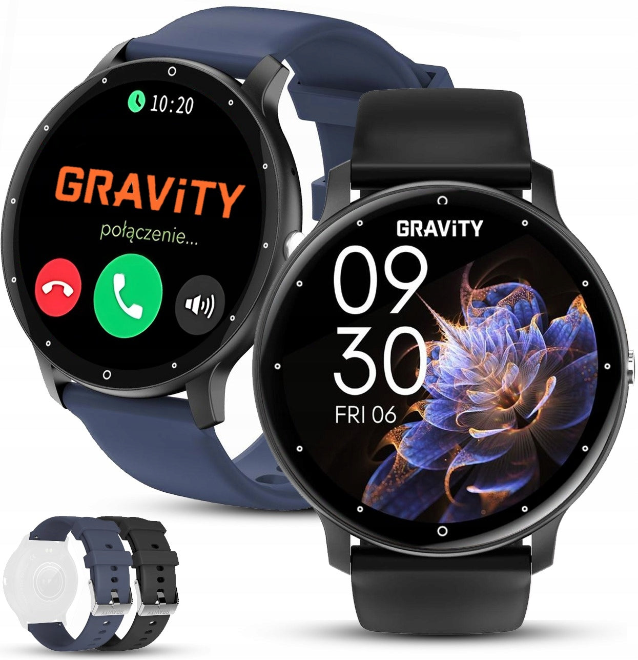 Women's watch SMARTWATCH SMS STEPS PULSE POLISH MENU talk