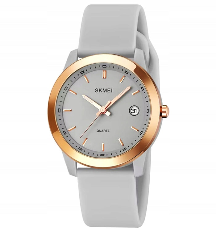 Women's watch analog date strap classic