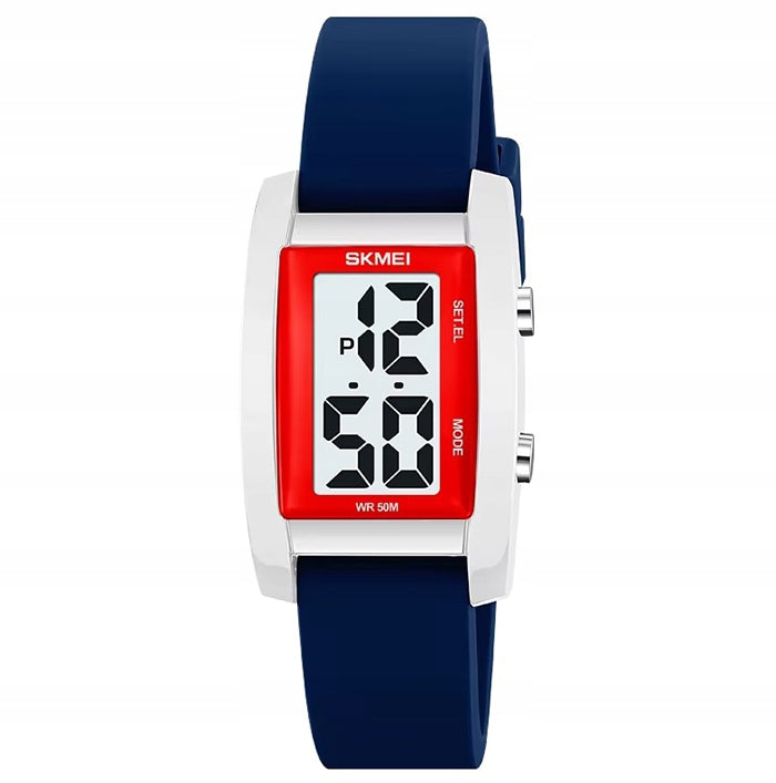Women's watch / electronic / strap / white / many functions Brand no brand