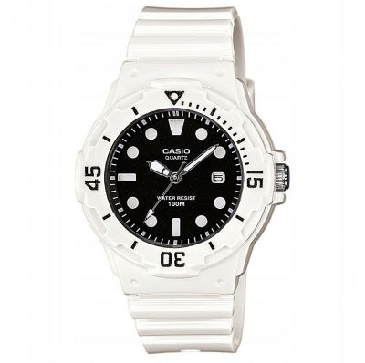 Women's watch waterproof CASIO white on strap