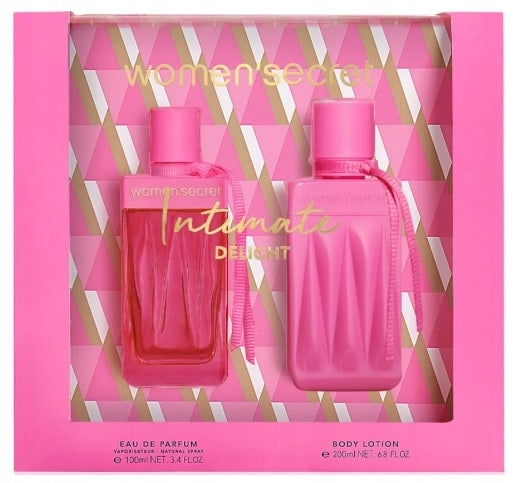 Women’Secret Intimate Delight Eau de Parfum Set 100 ml + Lotion 200ml Packaging status original