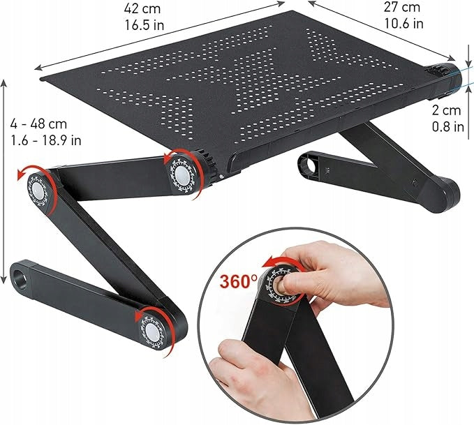 WonderWorker Newton ergonomic folding laptop table Manufacturer code Wbijibendiannaozhijia366