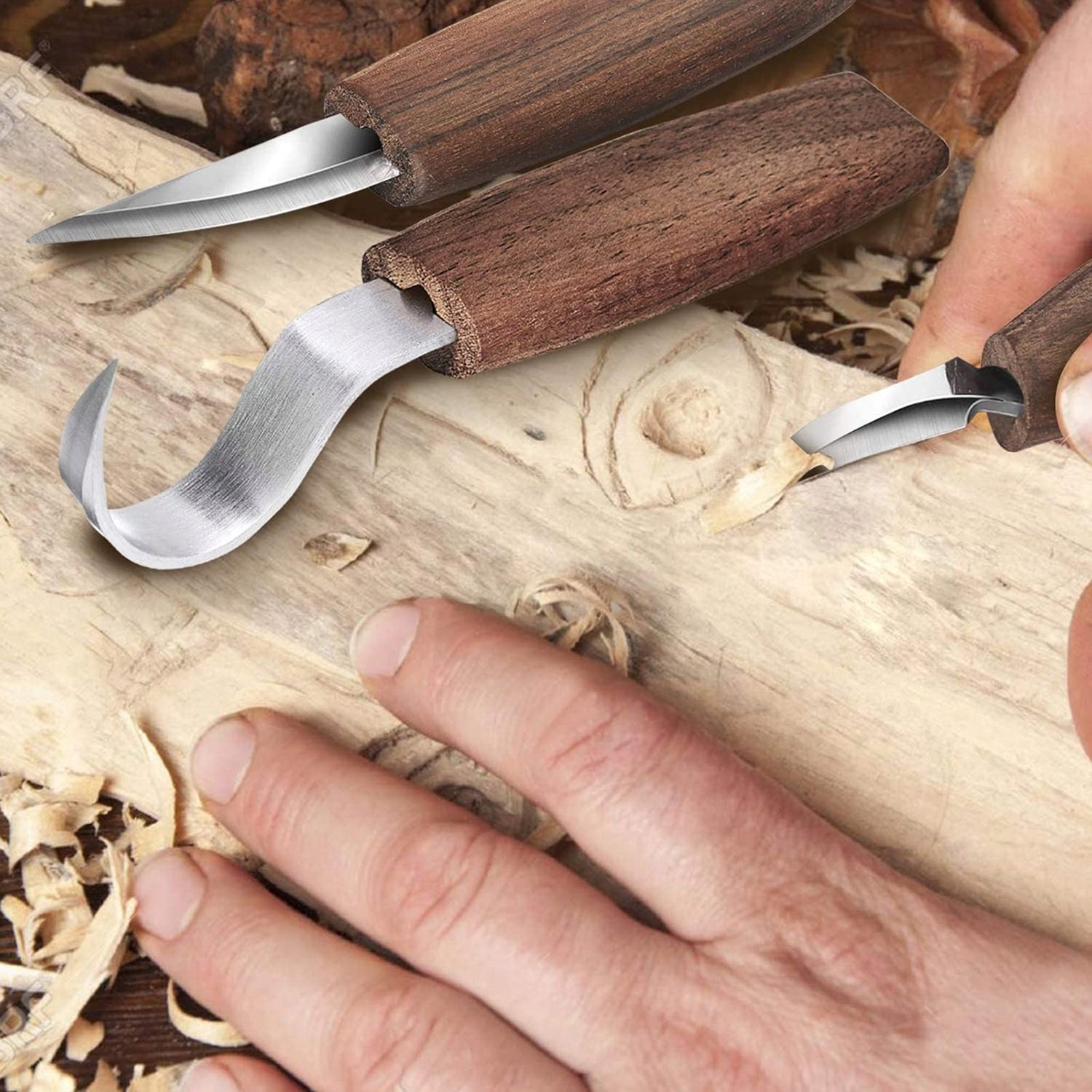 Wood Carving Knife Set Spoon DIY Sculpture 5pcs EAN (GTIN) 6977631510625
