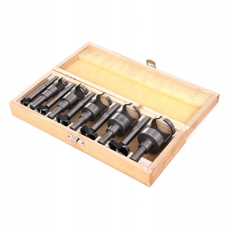Wood Drill Bits and Cutters Set of 10el 15-35mm KD979 Brand Kraft&Dele