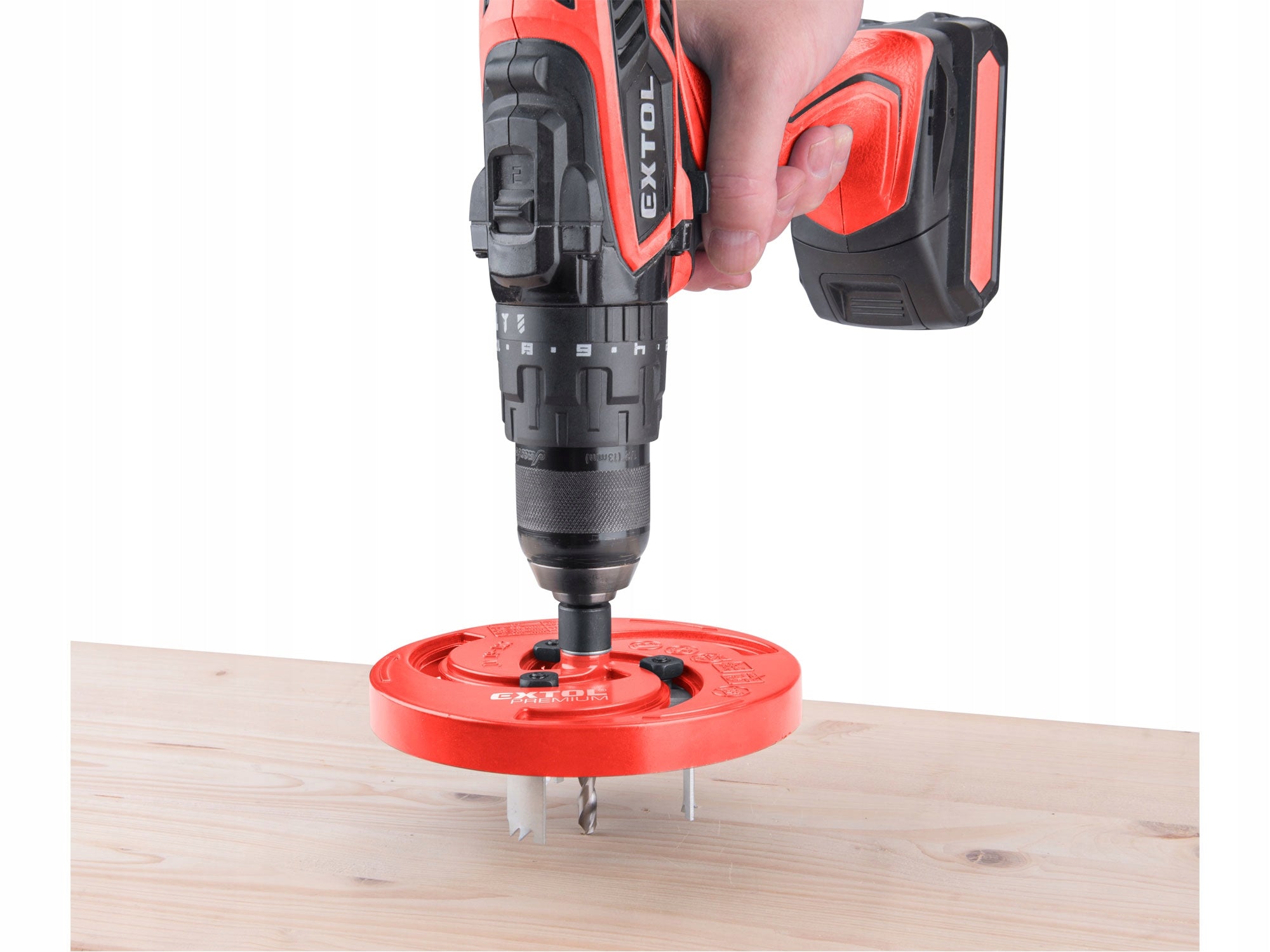 Wood Hole Saw Drill Bit Lace Ø19-127mm Ø9mm Adjustable HSS Drill Bits Manufacturer code 8801610