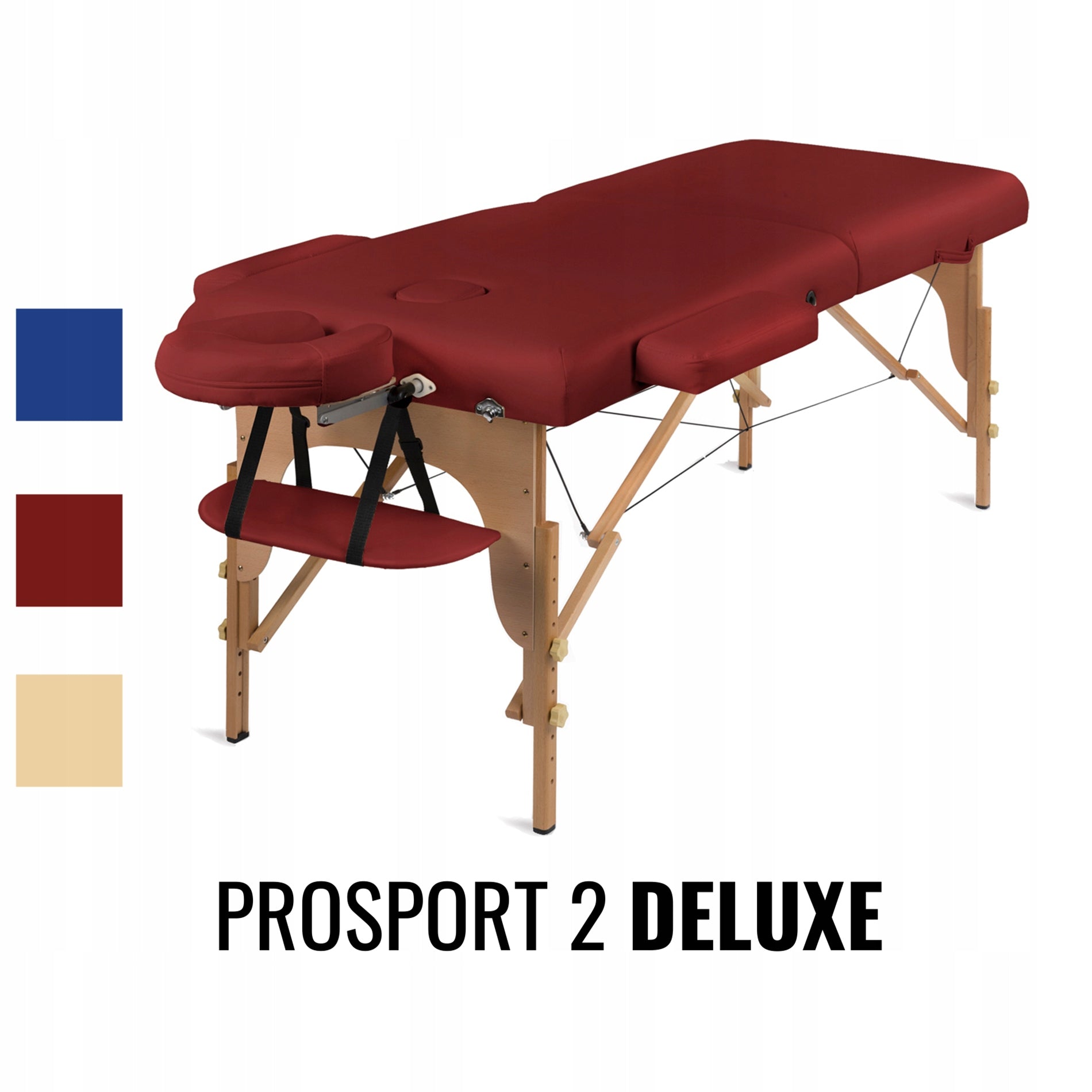 Wood Massage Folding Table Medimas Prosport 2 Deluxe, Red Packaging status original