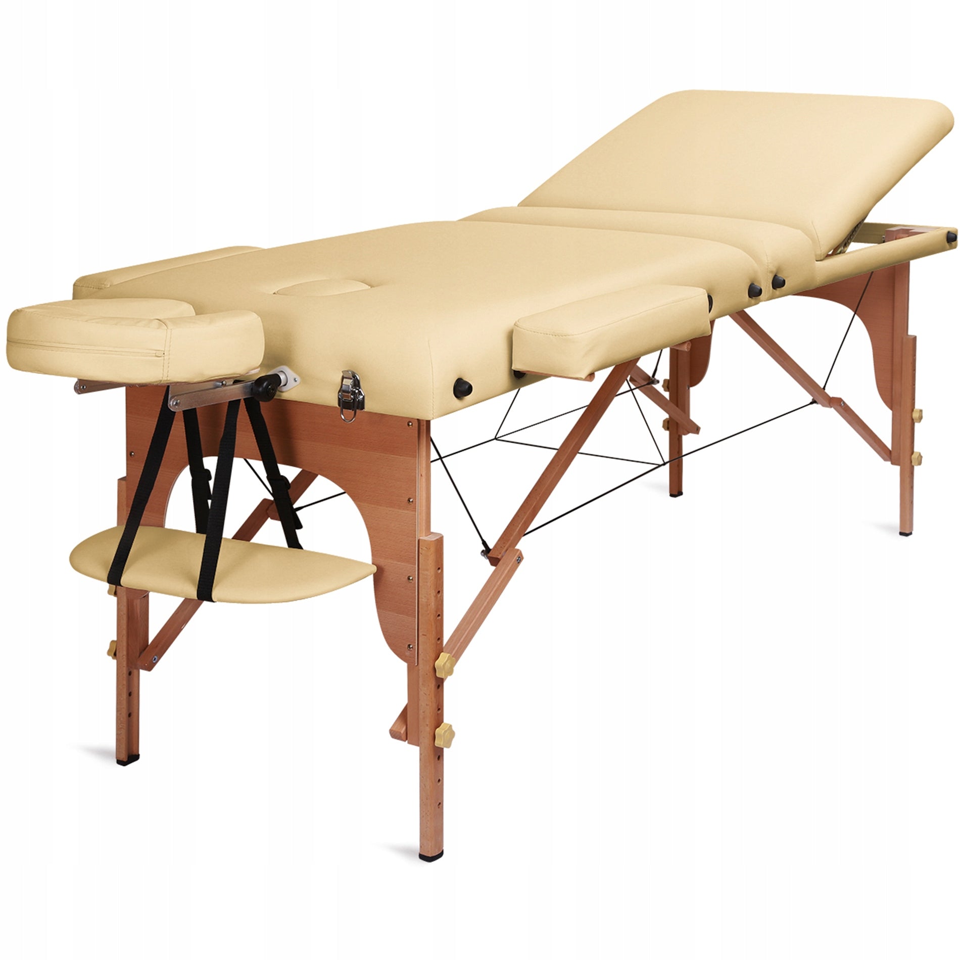 Wood Massage Folding Table Medimas Prosport 3 Deluxe, Beige
