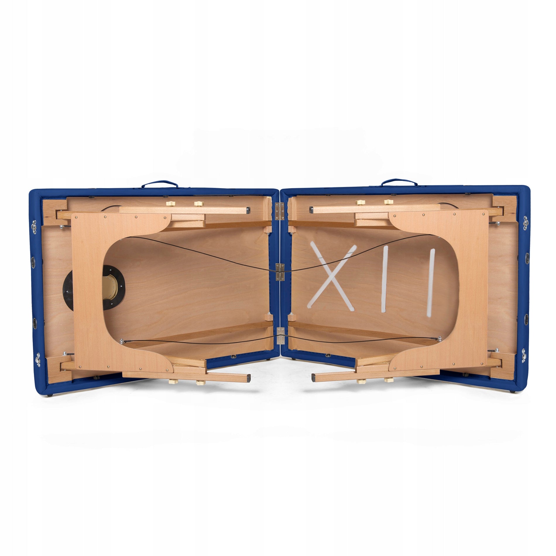 Wood Massage Folding Table Medimas Prosport 3 Deluxe, Blue Frame material wood