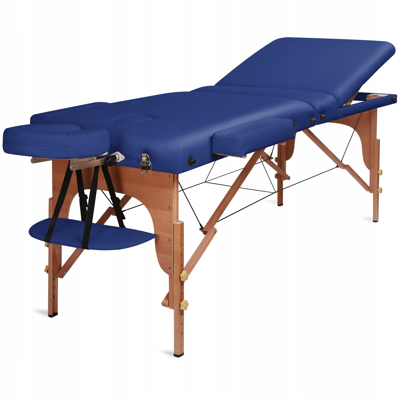 Wood Massage Folding Table Medimas Prosport 3 Deluxe, Blue