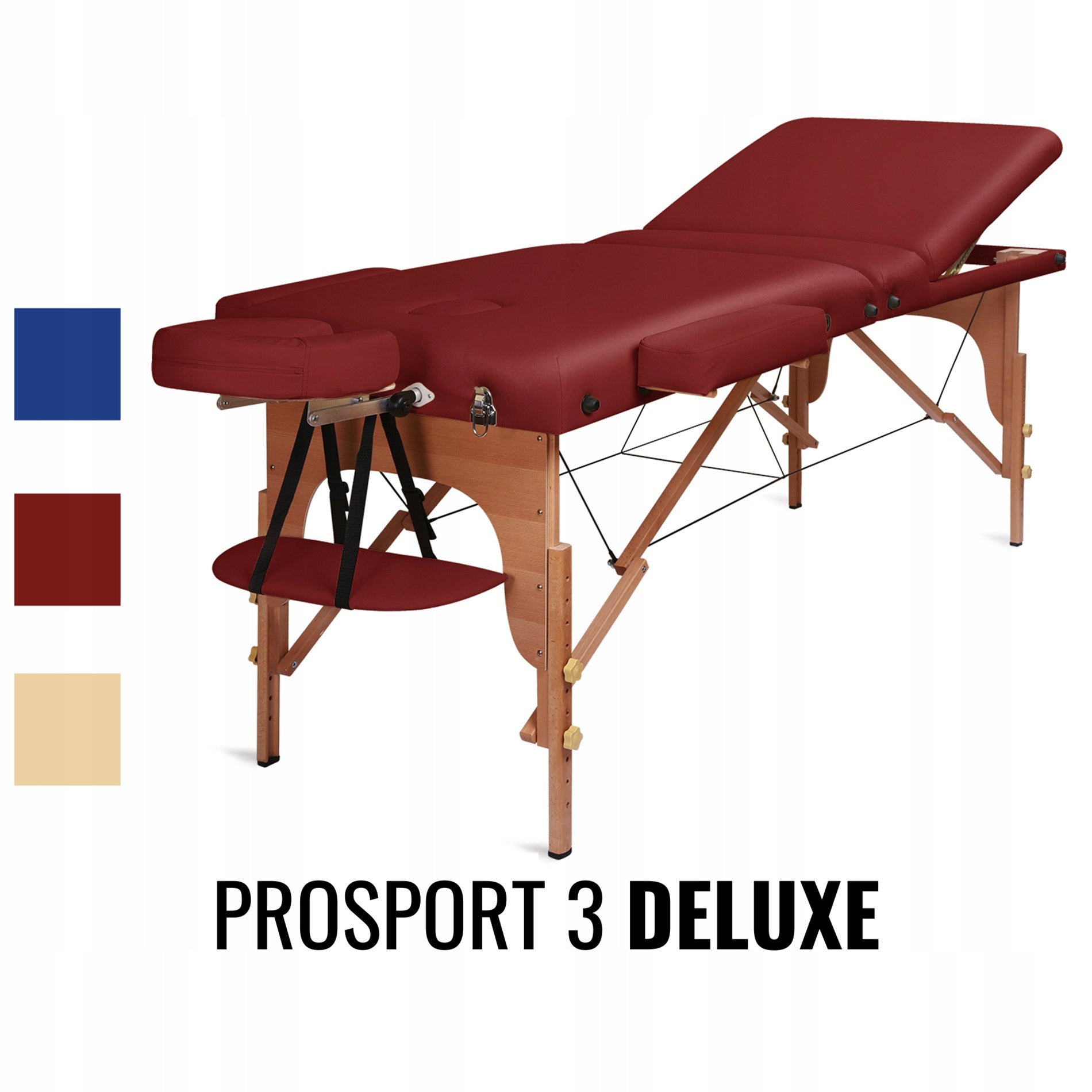 Wood Massage Folding Table Medimas Prosport 3 Deluxe, Red EAN (GTIN) 5904610380468