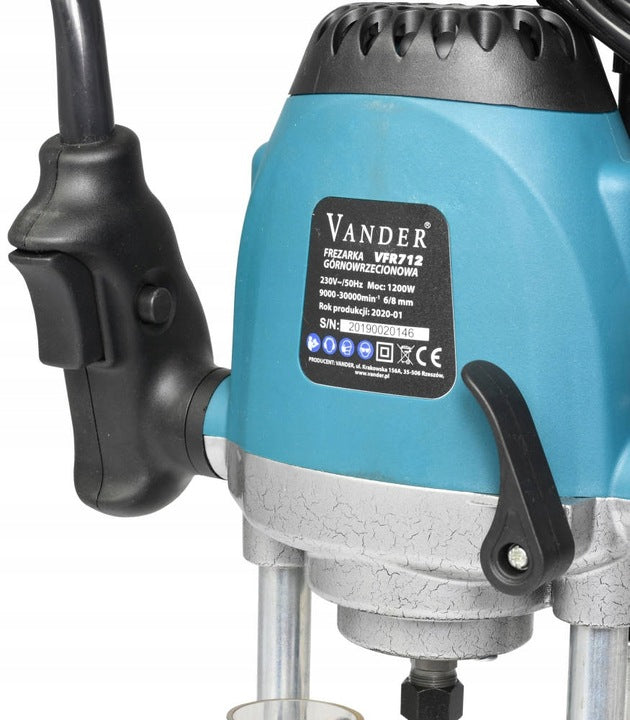 Wood Spindle Milling Machine 1200W 6/8mm SMOOTH ADJUSTMENT Manufacturer code VFR712