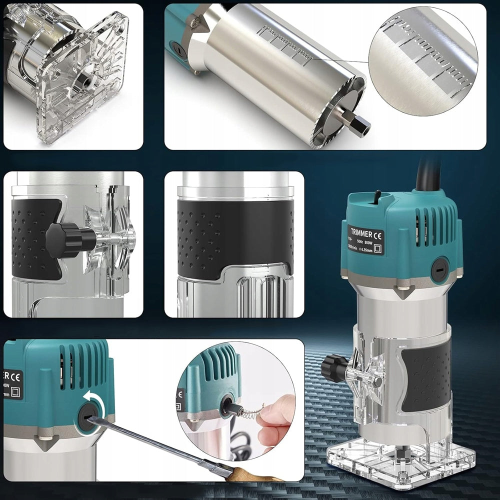 Wood Spindle Milling Machine Cutters 800w Rotation Set Accessories Brand Bedee