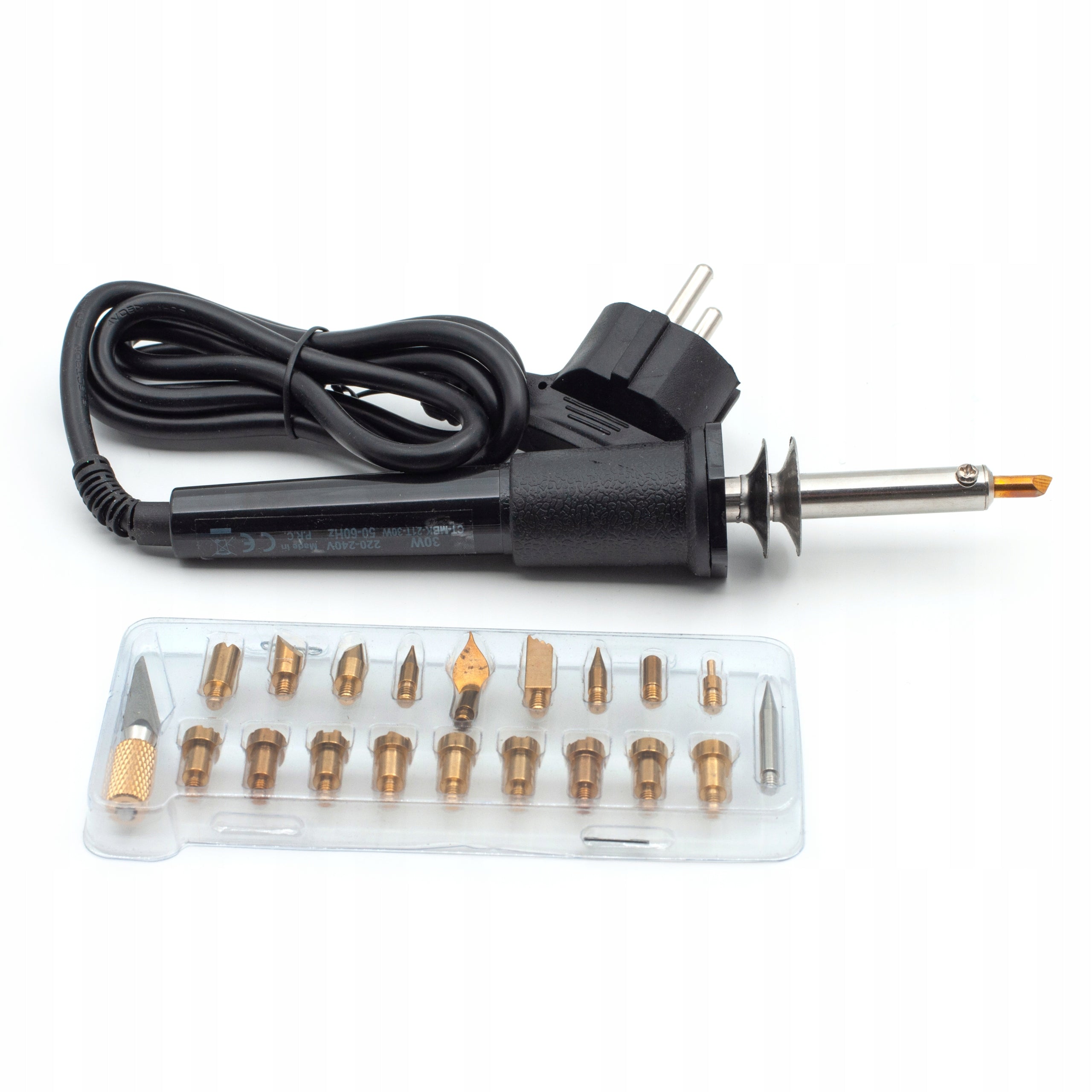 Wood burning kit Craftsman Tools 30W 21 nozzles Packaging status original