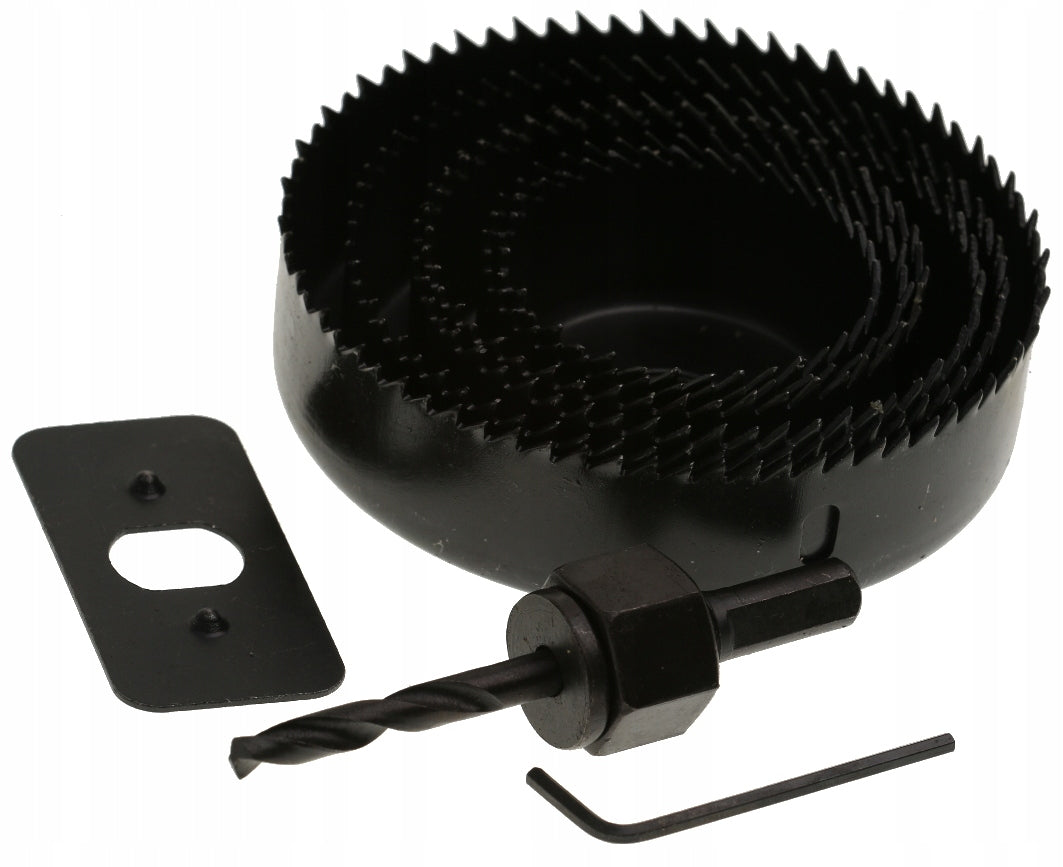 Wood hole saw 51-102 mm adapter with guide drill SET 9 el.